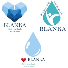 heart and drops icon.vector icon