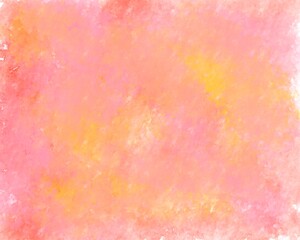 Abstract Watercolors red yellow and pink pastel tone , texture of haze ,splashing on white background ,illustration for wallpaper or backdrop