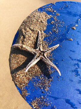 starfish on the sand