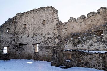 Fototapeta premium Rupea Citadel, one of the oldest archaeological sites in Romania.