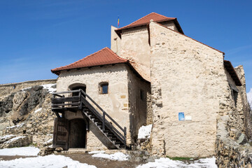 Fototapeta na wymiar Rupea Citadel, one of the oldest archaeological sites in Romania.