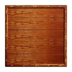 quadratischer Holzrahmen mit Brettern, Bilderrahmen, Anschlagbrett