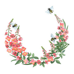Wildflowers wreath