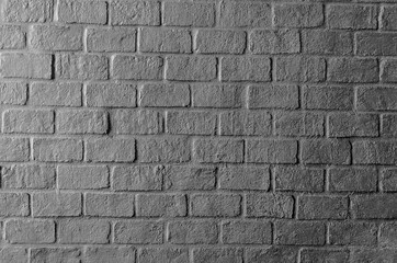 gray brick wall background, gray grunge brick wall