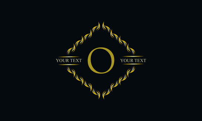 Modern emblem, monogram with the letter O. Icon, company brand. Logo design for business, beauty industry, cosmetics, salon, boutique, company, corporation.