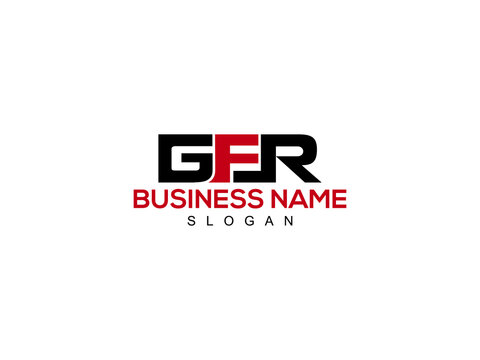 GFR Logo Letter Vector For Business