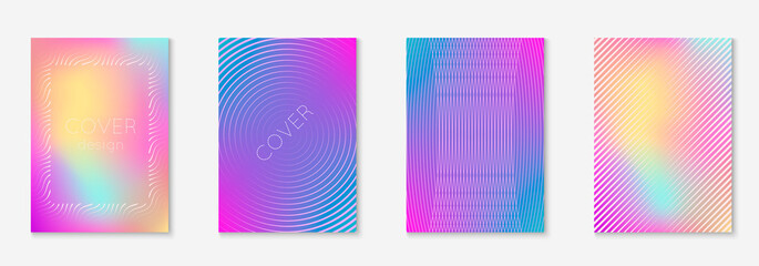 Poster design modern with minimalist geometric lines and shapes.