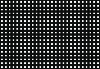Black and white squares background. Mosaic tiles pattern. Seamless vector illustration.