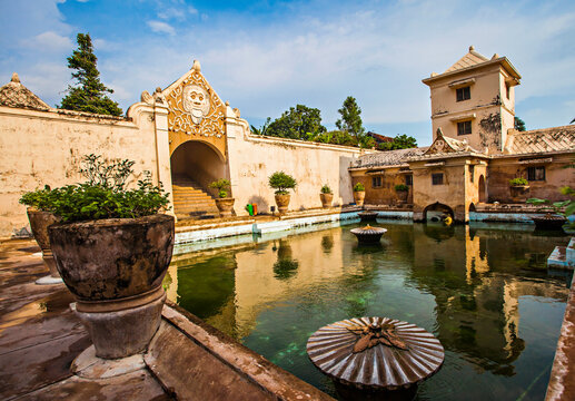 Taman Sari, a heritage  part of Jogja Royal Palace,Kraton Jogja, that used as a bathroom for the king and royal family, located in Jogjakarta, Indonesia.