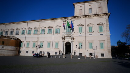 The Quirinal Palace in Rome, residence of the President