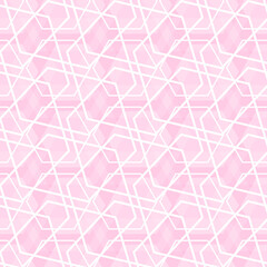 Seamless Vector Pattern on pink background, Geometric Seamless Pattern, summer background