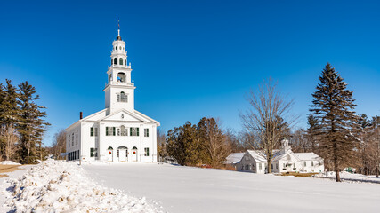 Fototapeta na wymiar New Hampshire-Acworth-Acworth Cong. Church