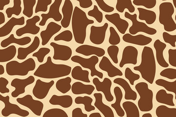 Giraffe, skin, vector illustration. Beautiful animal background