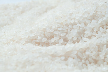 Texture of white rice for cooking sushi