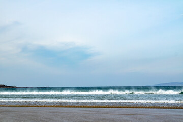 Winter waves at Narin Strand by Portnoo, County Donegal - Ireland.