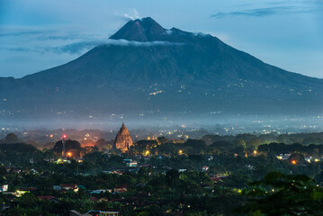 Man made Vs God Made (Prambanan Temple vs Merapi Mountain)