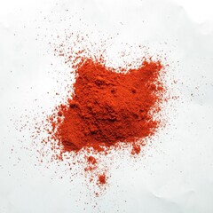 red chili on white Background