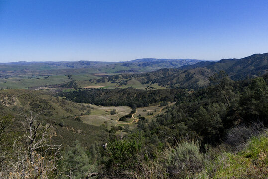 View From Harlan Mountain Near Hollister California