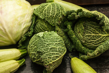 cabbage on the market