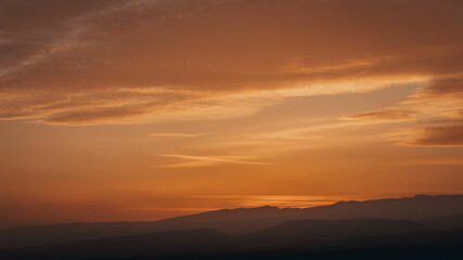 Red Clouds in Mersin 