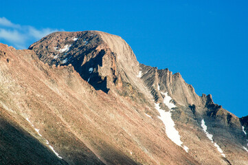 Rocky Mountain National Park, close-up of Long’s Peak
