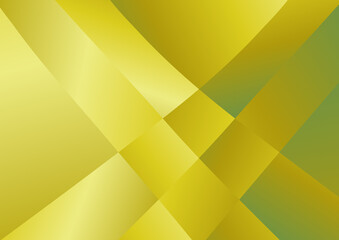 Abstract Green and Gold Gradient Geometric Shapes Background Illustrator - 426448570