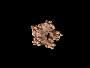 Imaginatory fractal background generated Image