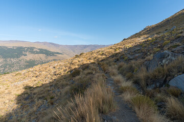 mountainous landscape of Sierra Nevada