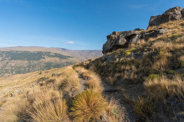 mountainous landscape of Sierra Nevada