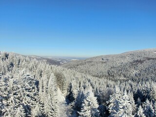 sunny day in the mountains. Winter, sunny day, beautyful,