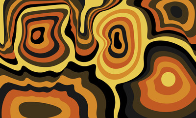 Psychedelic groovy background. Colorful abstract background.
