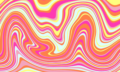 Psychedelic groovy background. Colorful abstract background.
