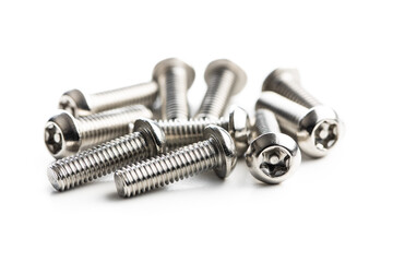Stainless steel torx screws.