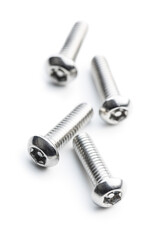 Stainless steel torx screws.