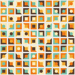 Abstract Geometric Pattern generative computational art illustration