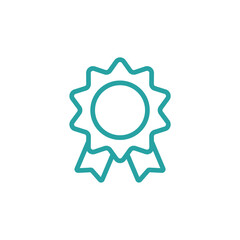 award and medal line icon