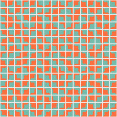 Fototapeta premium Abstract Geometric Pattern generative computational art illustration