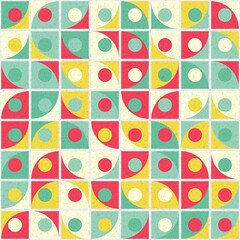 Abstract Geometric Pattern generative computational art illustration