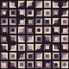 Abstract Geometric Pattern generative computational art illustration