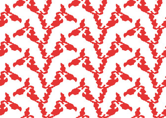 Fototapeta na wymiar Vector texture background, seamless pattern. Hand drawn, red, white colors.