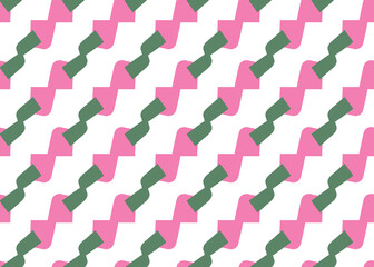Vector texture background, seamless pattern. Hand drawn, pink, green, white colors.