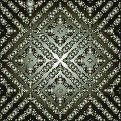 Pattern with a black-and-white gradient . Abstract metallic background