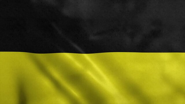 Munich flag, city of Germany, realistic animation background