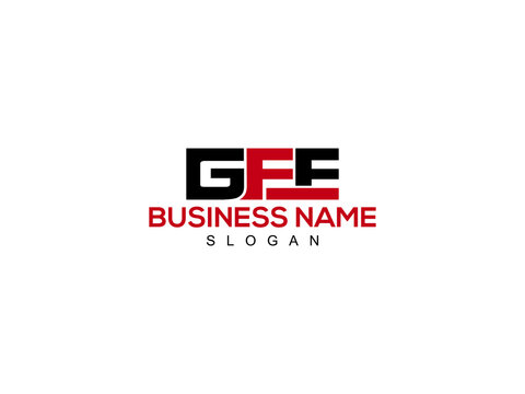 GFE Logo Letter Vector For Business