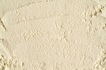 Whey protein powder used as a background