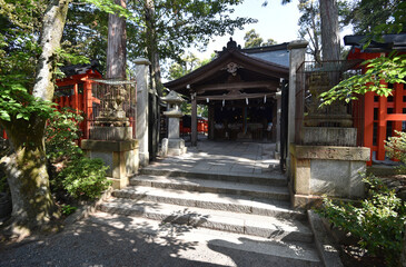 Obraz premium 三宅八幡宮 本殿 京都市