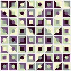 Abstract Geometric Pattern generative computational art illustration