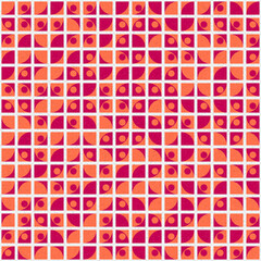 Abstract Geometric Pattern generative computational art illustration