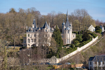 The Castle of Jonval was built on the ruins of an old medieval castle opposite the lake. The building is classified as a Historical Monument since 1944.