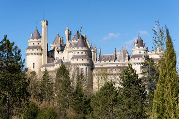 The medieval Castle of Pierrefonds is an imposing fortress located at the edge of the forest of Compiègne, classified as a Historical Monument since 1862.